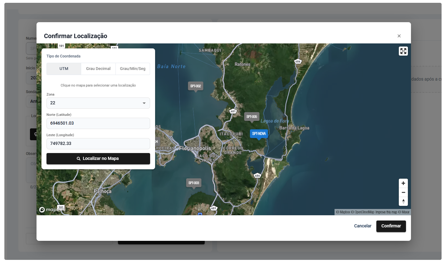 SoloCore — Localização